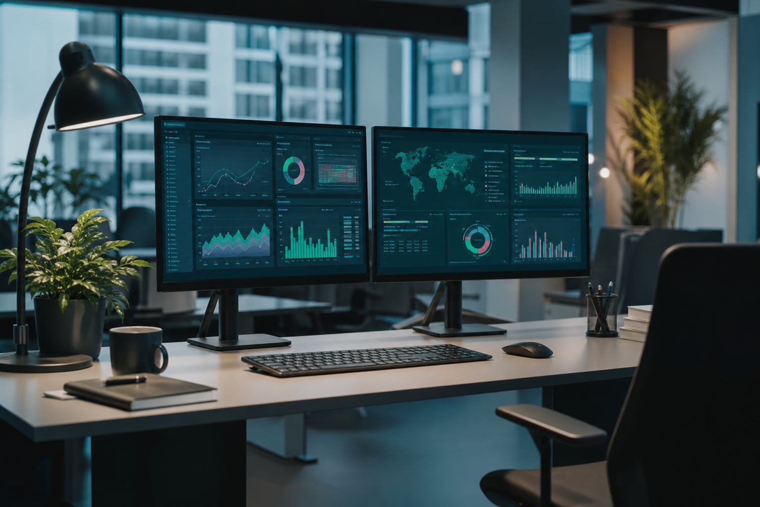 Digital media and brand strategy workspace